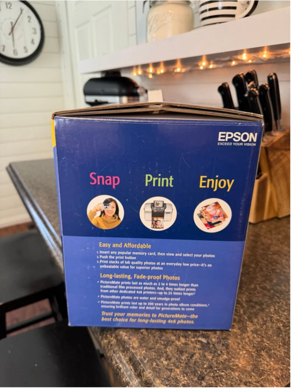 NEW Epson PictureMate Personal Photo Lab Deluxe Viewer Edition Printer
